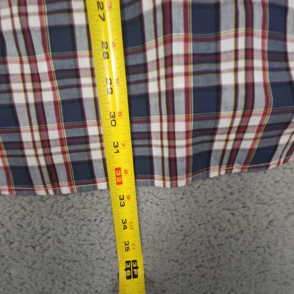 Levis Shirt Mens Extra Large Peral Snap Plaid‎ Long Sleeve Western
